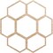 Ekena Millwork Florin Wood Fretwork Pierced Ceiling Medallion, Alder, 22"OD x 7 3/4"ID x 3/8"T CMWP22X22X0375FOAL - alternate 1